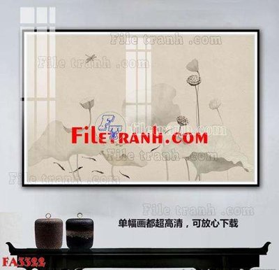 File gốc File gốc in bộ tranh decor treo tráng gương canvas FA3322 (in ấn) không giới hạn