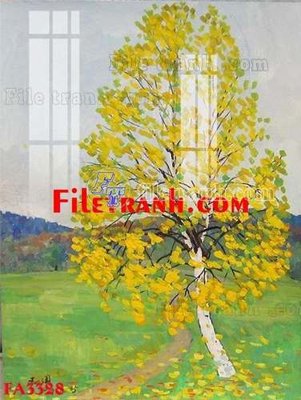 File tranh File gốc in bộ tranh decor treo tráng gương canvas FA3328 (ảnh gốc) sắc nét hoàn hảo