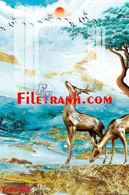 File gốc File gốc in bộ tranh decor treo tráng gương canvas FA3338 (chủ đề hiện đại) trang trí