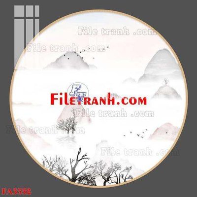 File gốc File gốc in bộ tranh decor treo tráng gương canvas FA3352 (AI/EPS) cho in ấn