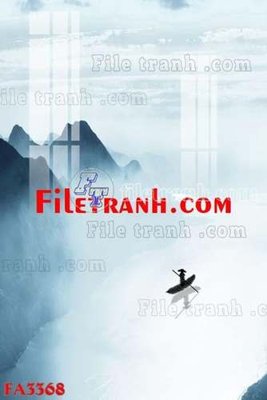 File gốc in ấn File gốc in bộ tranh decor treo tráng gương canvas FA3368 chuẩn màu CMYK