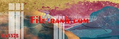 Download file File gốc in bộ tranh decor treo tráng gương canvas FA3372 (chuẩn in) chất lượng cao