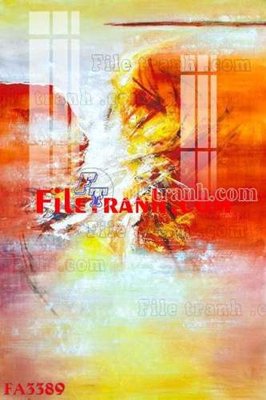 File tranh File gốc in bộ tranh decor treo tráng gương canvas FA3389 (bản gốc) in lụa dán tường