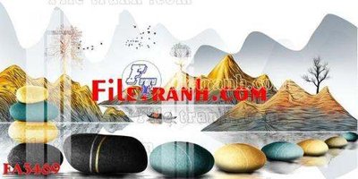 File tranh File gốc in bộ tranh decor treo tráng gương canvas FA3469 (ảnh gốc) cho in ấn kỹ thuật số