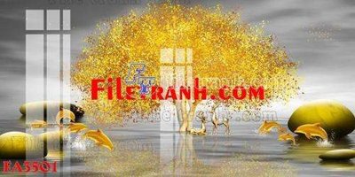 File in ấn File gốc in bộ tranh decor treo tráng gương canvas FA3501 (bản gốc) chất lượng cao