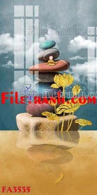 Tải file tranh gốc File gốc in bộ tranh decor treo tráng gương canvas FA3535 chất lượng cao