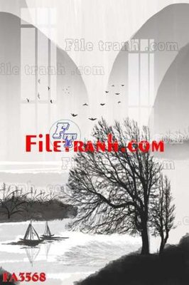 Tải về hình ảnh gốc File gốc in bộ tranh decor treo tráng gương canvas FA3568 sắc nét