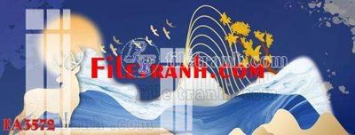 File tranh File gốc in bộ tranh decor treo tráng gương canvas FA3572 (ảnh gốc) độ nét vượt trội