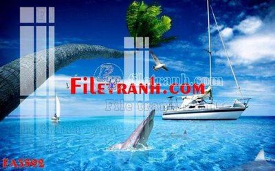 Hình ảnh file gốc in trần nhà File gốc in bộ tranh decor treo tráng gương canvas FA3592