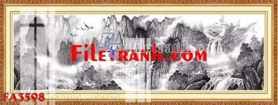 File gốc File gốc in bộ tranh decor treo tráng gương canvas FA3598 (in tráng gương) nghệ thuật