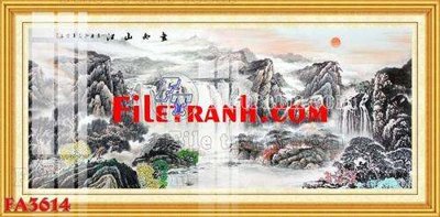 File ảnh File gốc in bộ tranh decor treo tráng gương canvas FA3614 (gốc) cho trang trí nhà hàng