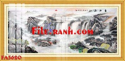 File in trần File gốc in bộ tranh decor treo tráng gương canvas FA3620 (bản gốc) trời sao