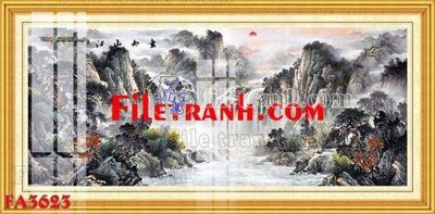 File gốc File gốc in bộ tranh decor treo tráng gương canvas FA3623 (bản quyền) cho in ấn