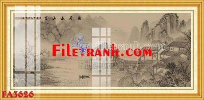 File gốc File gốc in bộ tranh decor treo tráng gương canvas FA3626 (cho in ấn) từ kho Filetranh