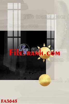 File in lụa File gốc in bộ tranh decor treo tráng gương canvas FA3645 (tân cổ điển) File gốc in bộ tranh decor treo tráng gương canvas FA3645