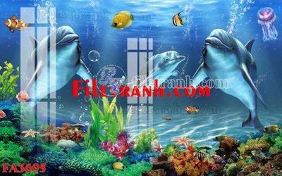 File tranh gốc File gốc in bộ tranh decor treo tráng gương canvas FA3695 (bản quyền) file PSD