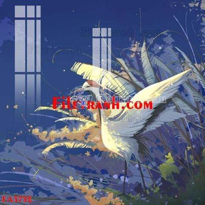 File in lụa File gốc in bộ tranh decor treo tráng gương canvas FA3732 (hoa văn) File gốc in bộ tranh decor treo tráng gương canvas FA3732