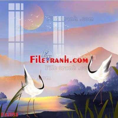 Hình ảnh file gốc File gốc in bộ tranh decor treo tráng gương canvas FA3733 cho in UV