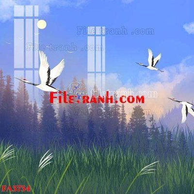 Download file gốc File gốc in bộ tranh decor treo tráng gương canvas FA3734 (in mica) 3D