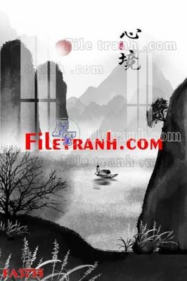 Tải file gốc in lụa File gốc in bộ tranh decor treo tráng gương canvas FA3735 siêu nét