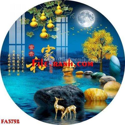 Tải file File gốc in bộ tranh decor treo tráng gương canvas FA3752 (ảnh gốc) file AI/EPS