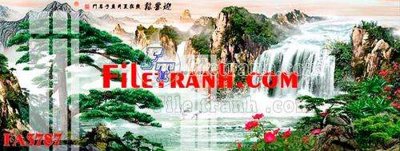File tranh File gốc in bộ tranh decor treo tráng gương canvas FA3787 (gốc) in trên kính