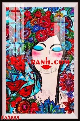File tranh ảnh gốc File gốc in bộ tranh decor treo tráng gương canvas FA3825 dùng cho in khổ lớn