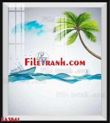 File tranh File gốc in bộ tranh decor treo tráng gương canvas FA3841 (gốc) in backlit film