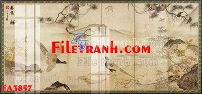 File gốc File gốc in bộ tranh decor treo tráng gương canvas FA3857 (vector) cho in ấn