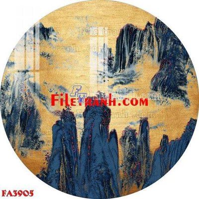 File in trần File gốc in bộ tranh decor treo tráng gương canvas FA3905 (bản gốc) trời sao