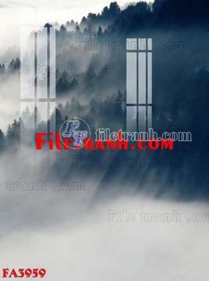 File tranh ảnh gốc File gốc in bộ tranh decor treo tráng gương canvas FA3959 dùng cho in khổ lớn