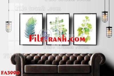 File tranh File gốc in bộ tranh decor treo tráng gương canvas FA3990 (gốc) chủ đề tĩnh vật