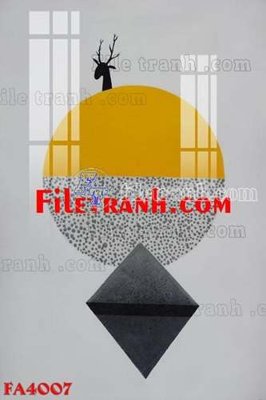 File gốc File gốc in bộ tranh decor treo tráng gương canvas FA4007 (in mica) cắt laser