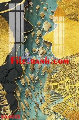 File tranh File gốc in bộ tranh decor treo tráng gương canvas FA4012 (gốc) in vải canvas
