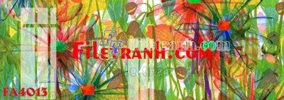 File gốc File gốc in bộ tranh decor treo tráng gương canvas FA4013 (in 3D) cho trang trí