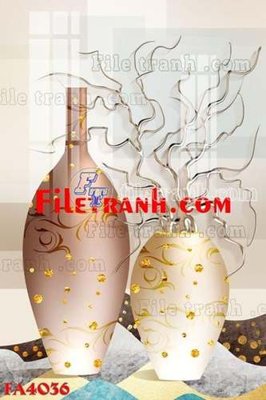 File ảnh File gốc in bộ tranh decor treo tráng gương canvas FA4036 (gốc) in poster