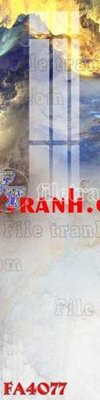 Tải file gốc in lụa File gốc in bộ tranh decor treo tráng gương canvas FA4077 siêu nét