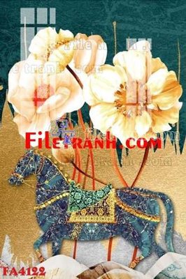 File tranh File gốc in bộ tranh decor treo tráng gương canvas FA4122 (ảnh gốc) in trần 3D