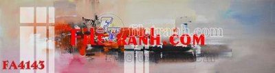 File tranh File gốc in bộ tranh decor treo tráng gương canvas FA4143 (bản gốc) in lụa dán tường