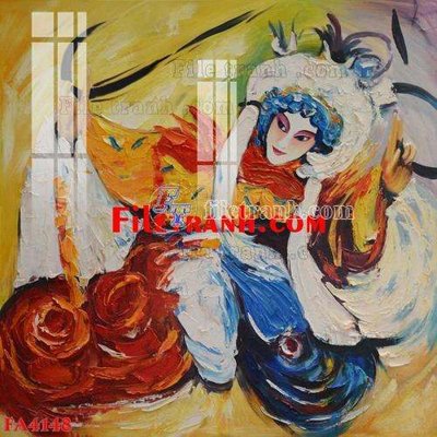 Tải file gốc File gốc in bộ tranh decor treo tráng gương canvas FA4148 (in khổ lớn) không vỡ