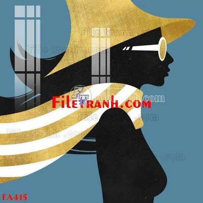 File tranh PSD File gốc in bộ tranh decor treo tráng gương canvas FA415 chất lượng cao