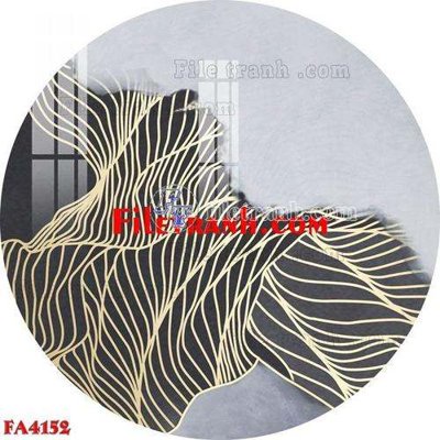 Tải file File gốc in bộ tranh decor treo tráng gương canvas FA4152 (gốc) chủ đề hoa sen