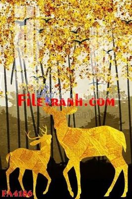File gốc File gốc in bộ tranh decor treo tráng gương canvas FA4186 (dành cho quảng cáo)