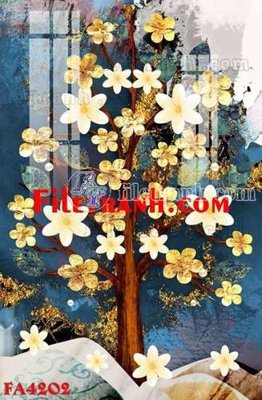 File gốc in tráng gương File gốc in bộ tranh decor treo tráng gương canvas FA4202 chi tiết