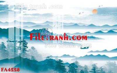 File gốc File gốc in bộ tranh decor treo tráng gương canvas FA4228 (in 3D) nghệ thuật