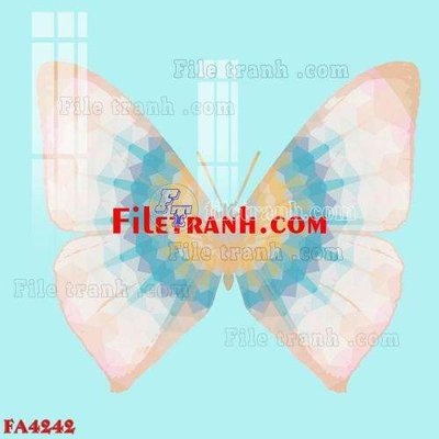 File tranh File gốc in bộ tranh decor treo tráng gương canvas FA4242 (file gốc) chủ đề phong thủy