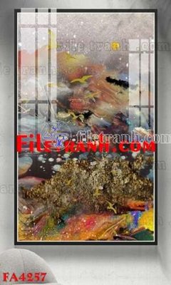 File ảnh File gốc in bộ tranh decor treo tráng gương canvas FA4257 (gốc) in quảng cáo ngoài trời