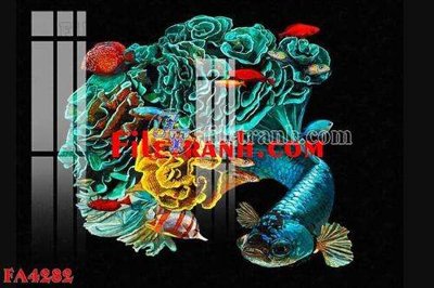 File gốc File gốc in bộ tranh decor treo tráng gương canvas FA4282 (in mica) trang trí