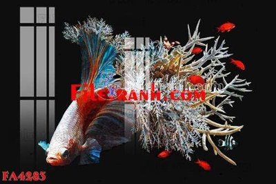 Download file gốc File gốc in bộ tranh decor treo tráng gương canvas FA4283 (in lụa) cao cấp