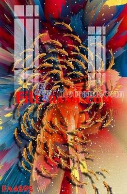 File tranh ảnh gốc File gốc in bộ tranh decor treo tráng gương canvas FA4292 dùng cho in khổ lớn